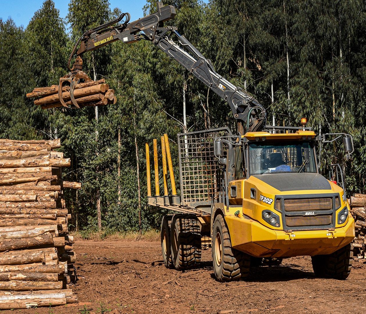 Bell Equipment impiega i propri dumper anche nel settore forestale