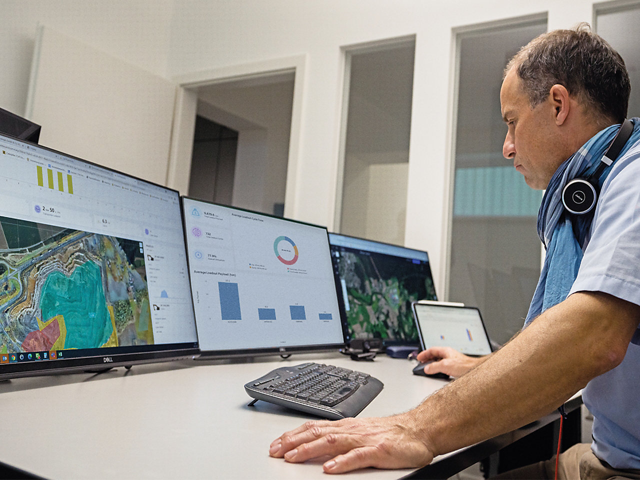 Caterpillar ha implementato la piattaforma digitale VisionLink Productivity con tre nuove fondamentali funzioni