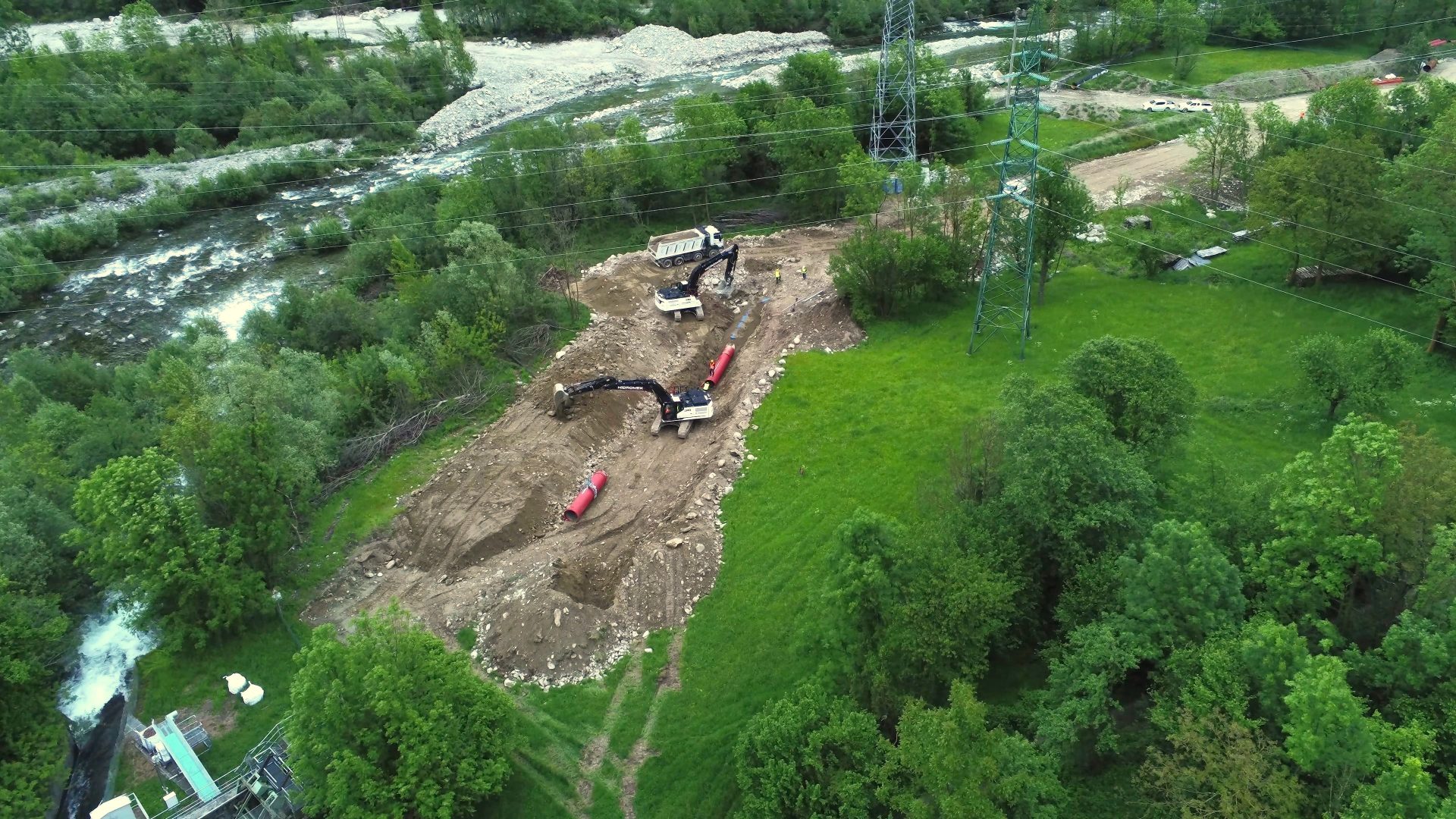 Gli HIDROMEK sono protagonisti in Valle Orco