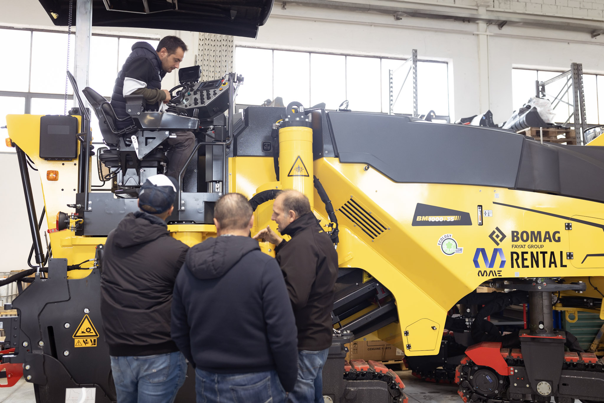 Bomag è il marchio stradale della concessionaria di Ravenna