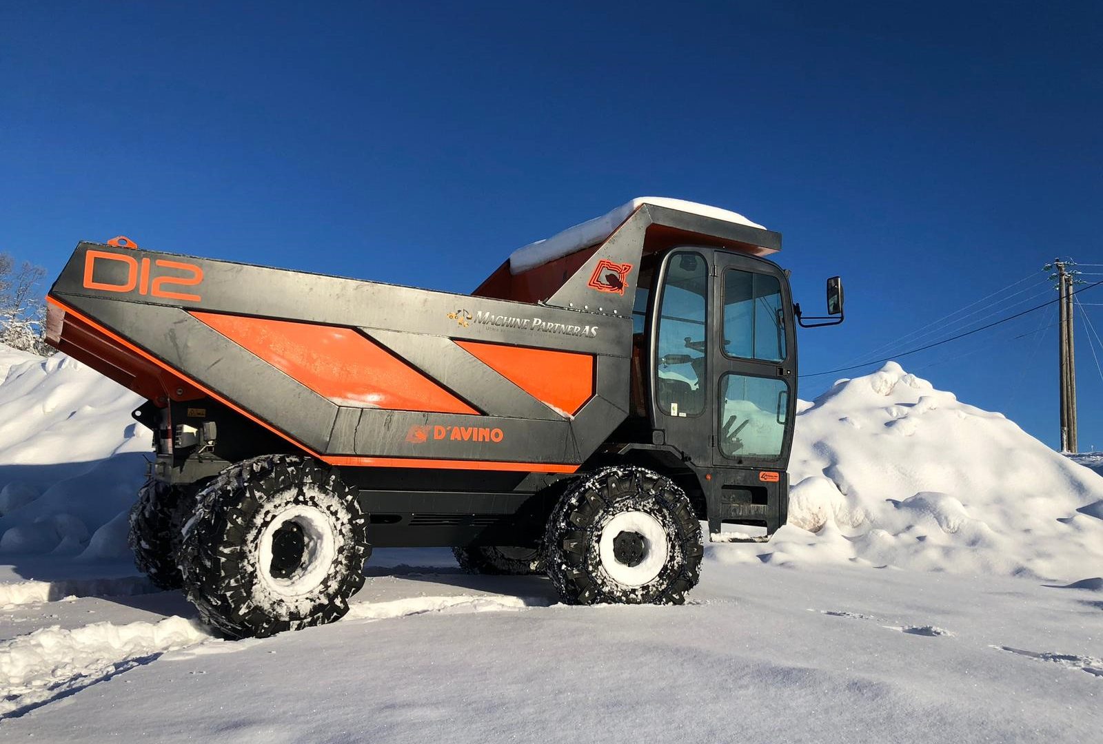 La gamma dei dumper D'Avino copre specifiche nicchie di mercato