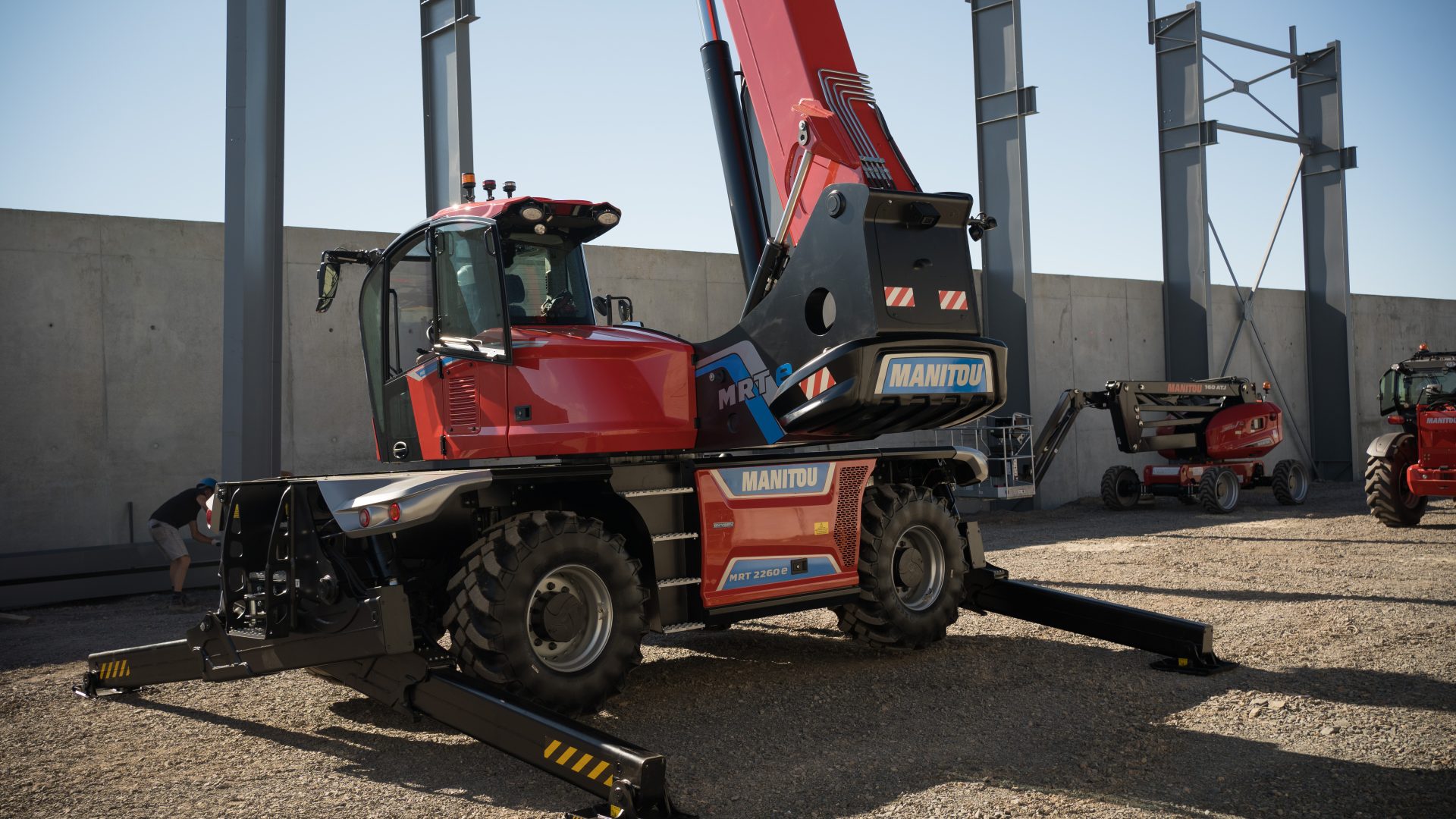 Manitou ha previsto l'E-xtra generator per i suoi rotativi MRTe