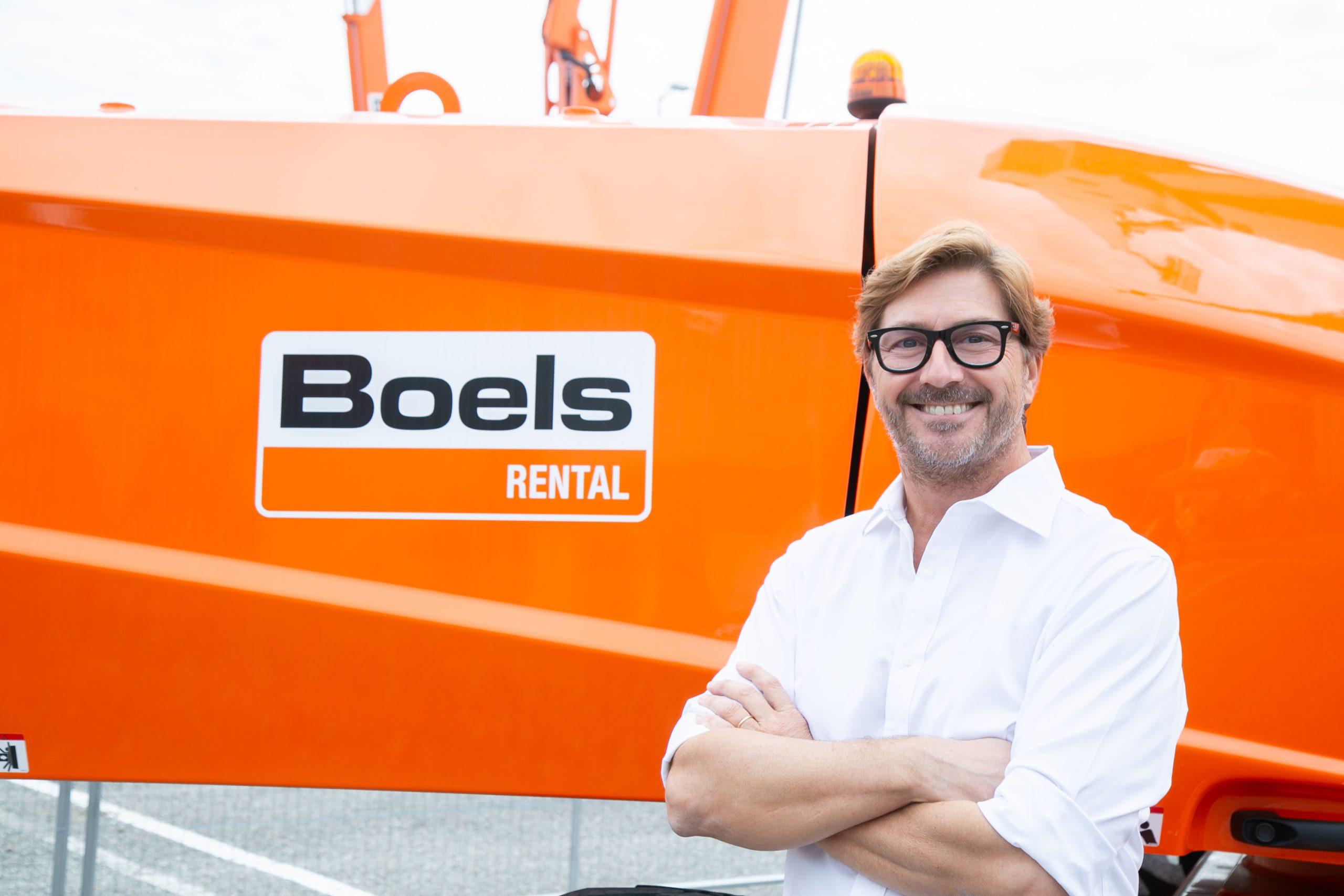 Matteo Cattagni è il responsabile italiano di BOELS RENTAL