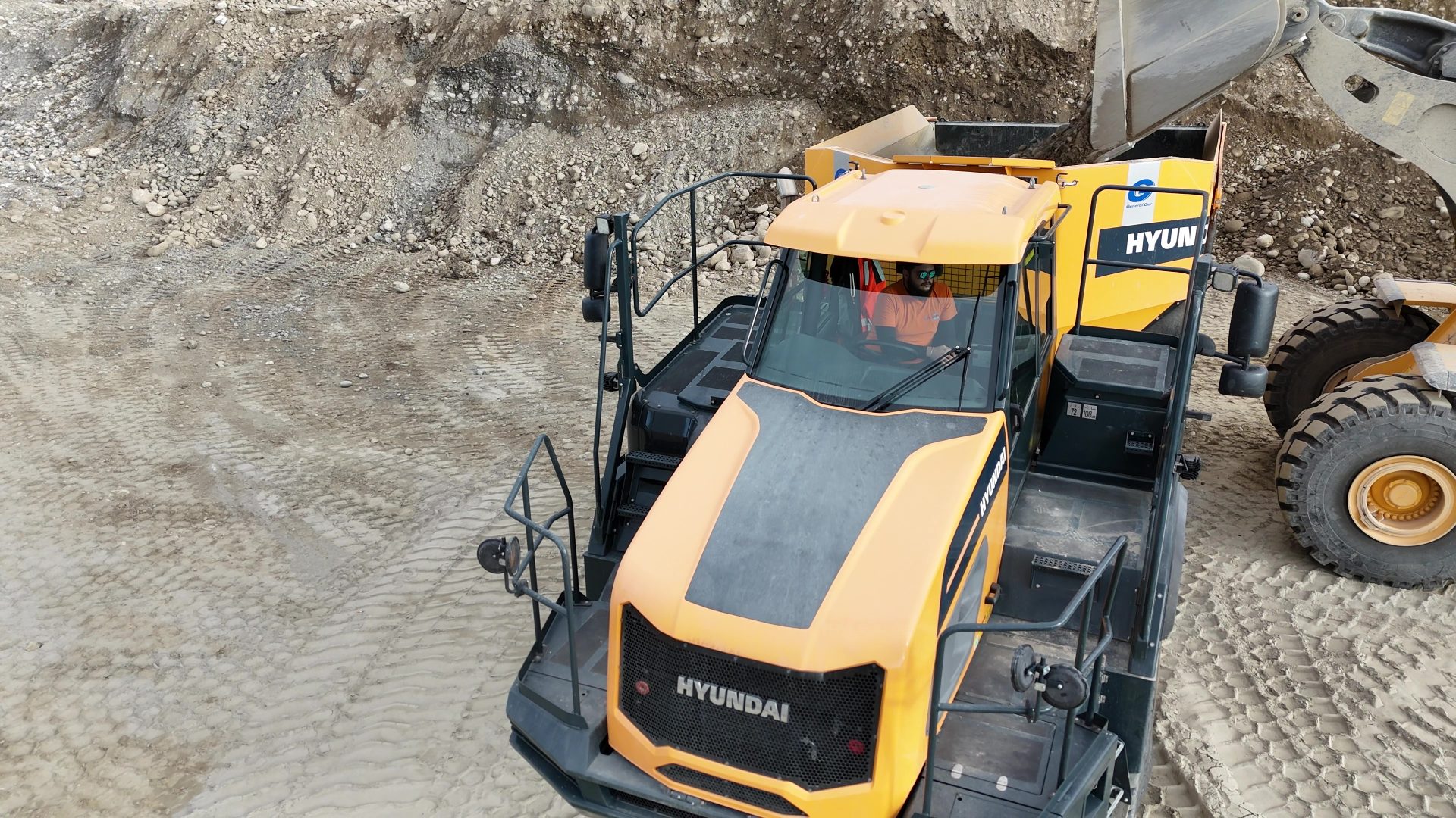 Il dumper HD Hyundai HA45A è al vertice della gamma del costruttore coreano