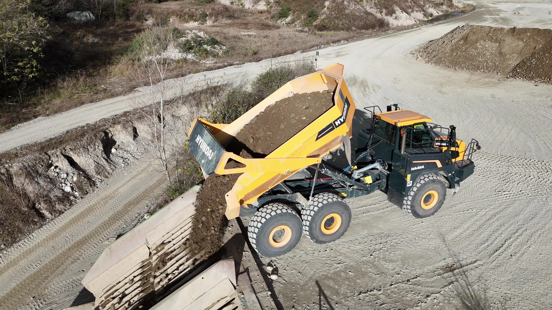 HD Hyundai è presente sul mercato con due modelli di dumper articolato