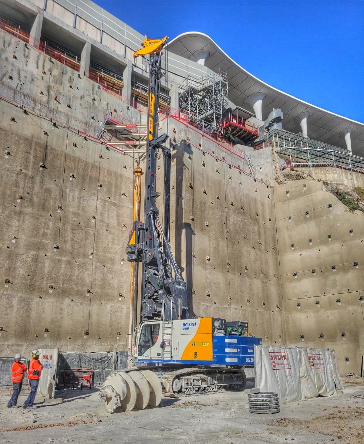 L'azienda ha fornito macchine e attrezzature per SOGEFON in un cantiere a Montecarlo